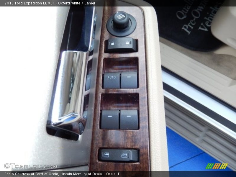 Oxford White / Camel 2013 Ford Expedition EL XLT