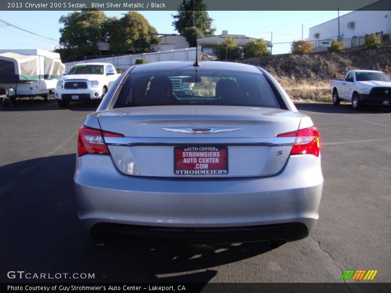 Billet Silver Metallic / Black 2013 Chrysler 200 S Sedan