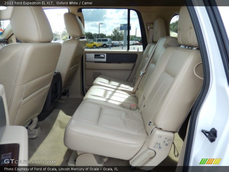 Oxford White / Camel 2013 Ford Expedition EL XLT