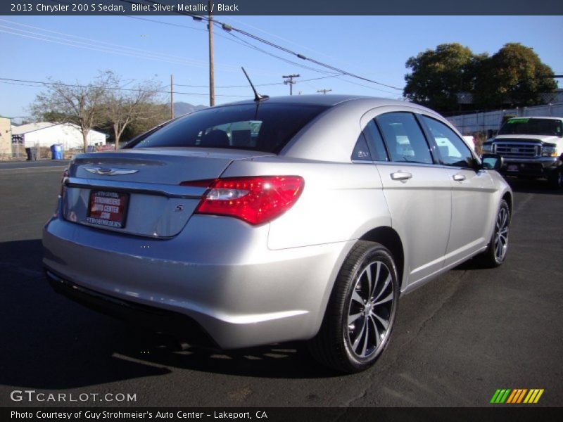 Billet Silver Metallic / Black 2013 Chrysler 200 S Sedan