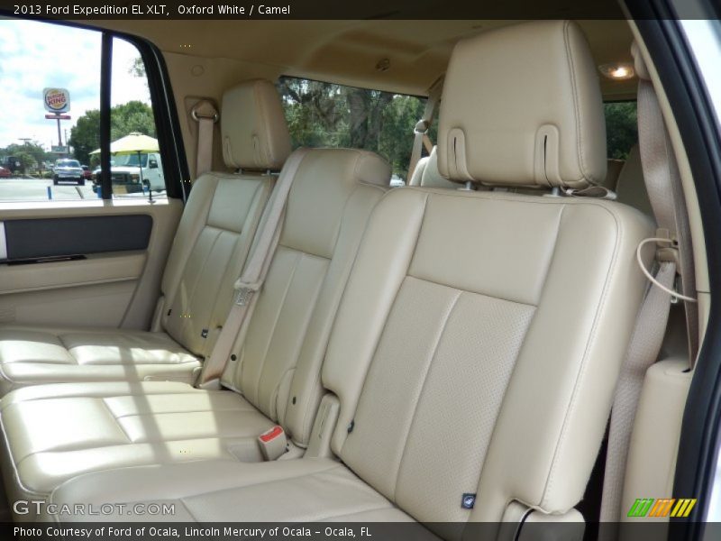 Oxford White / Camel 2013 Ford Expedition EL XLT
