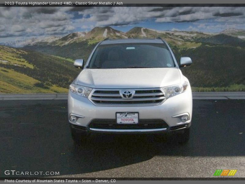 Classic Silver Metallic / Ash 2013 Toyota Highlander Limited 4WD