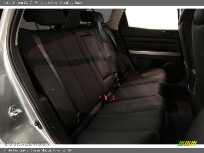 Liquid Silver Metallic / Black 2011 Mazda CX-7 i SV
