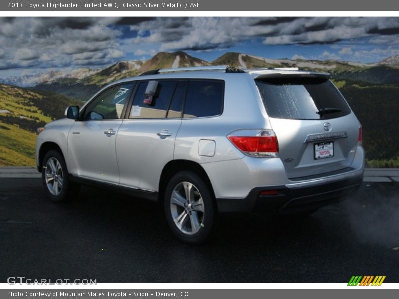Classic Silver Metallic / Ash 2013 Toyota Highlander Limited 4WD