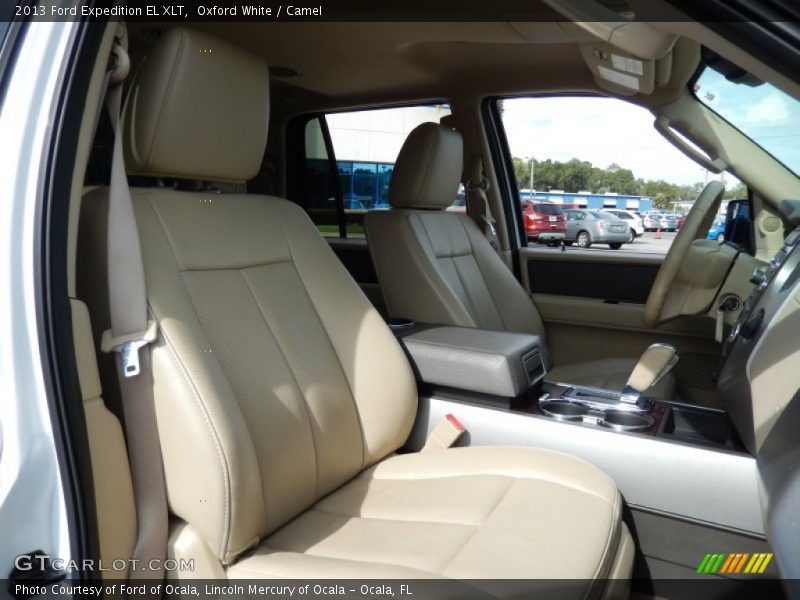 Oxford White / Camel 2013 Ford Expedition EL XLT