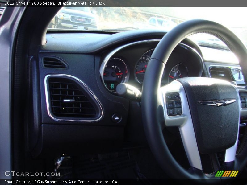 Billet Silver Metallic / Black 2013 Chrysler 200 S Sedan