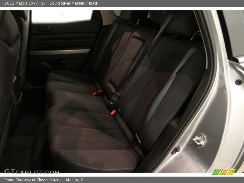 Liquid Silver Metallic / Black 2011 Mazda CX-7 i SV