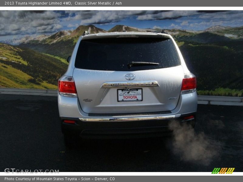 Classic Silver Metallic / Ash 2013 Toyota Highlander Limited 4WD