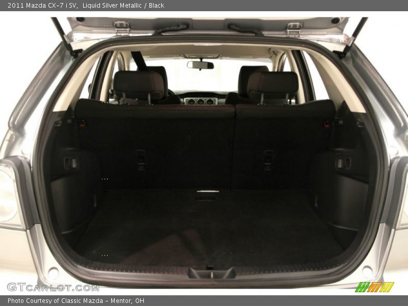 Liquid Silver Metallic / Black 2011 Mazda CX-7 i SV