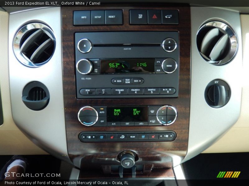 Oxford White / Camel 2013 Ford Expedition EL XLT
