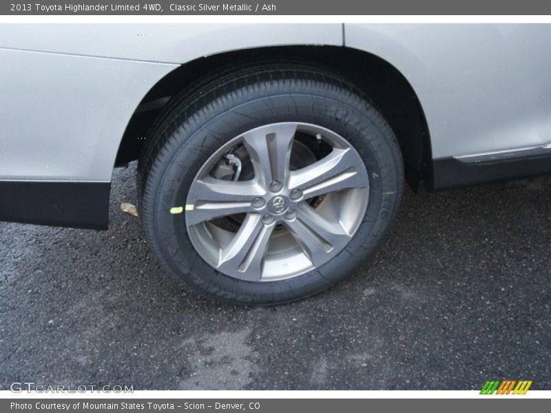 Classic Silver Metallic / Ash 2013 Toyota Highlander Limited 4WD