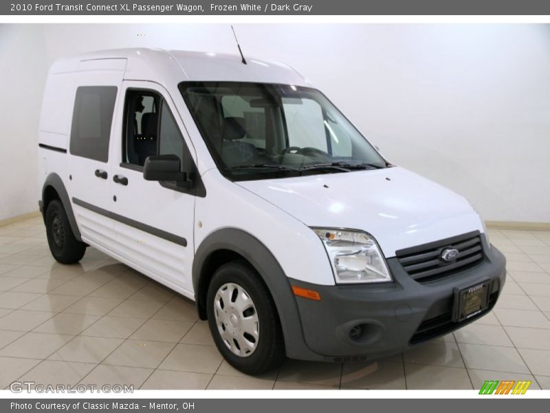 Frozen White / Dark Gray 2010 Ford Transit Connect XL Passenger Wagon