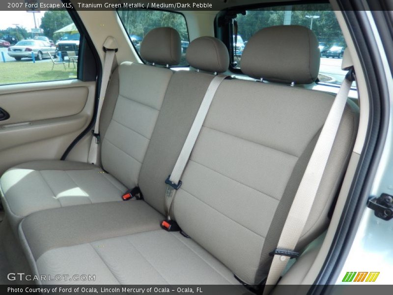 Rear Seat of 2007 Escape XLS
