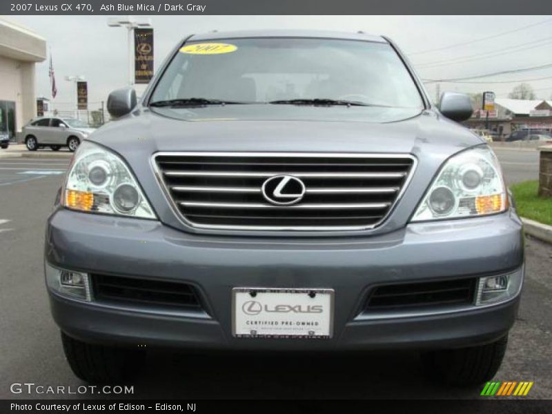 Ash Blue Mica / Dark Gray 2007 Lexus GX 470