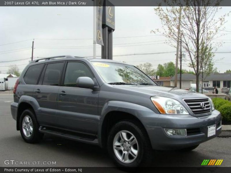 Ash Blue Mica / Dark Gray 2007 Lexus GX 470