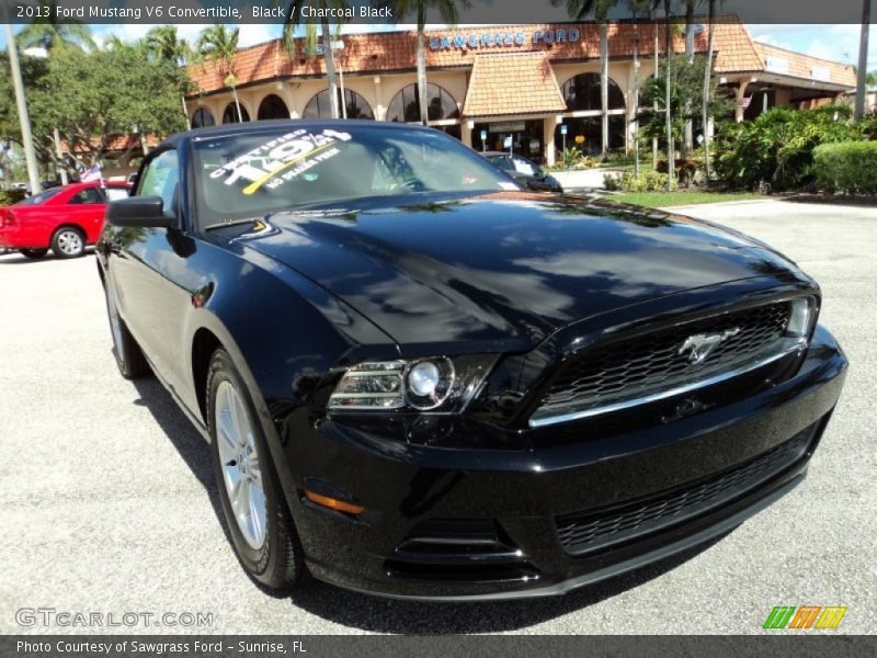 Black / Charcoal Black 2013 Ford Mustang V6 Convertible