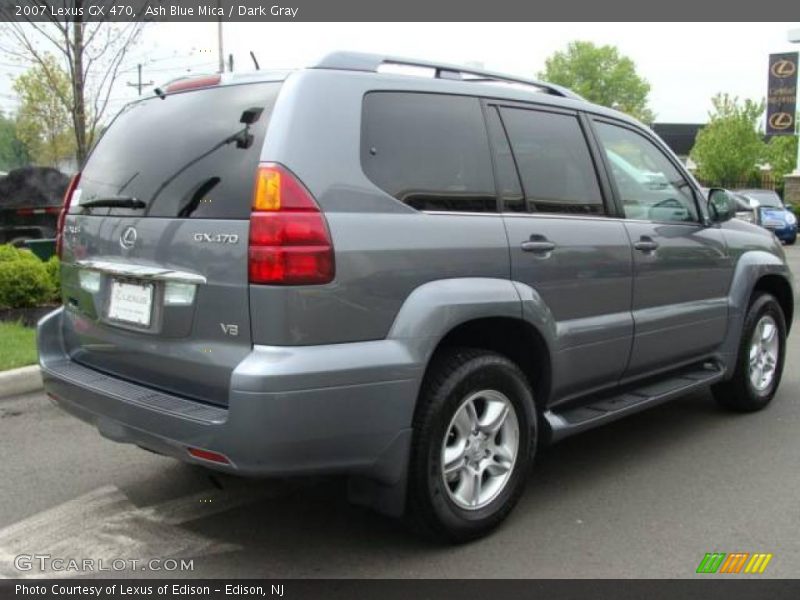 Ash Blue Mica / Dark Gray 2007 Lexus GX 470