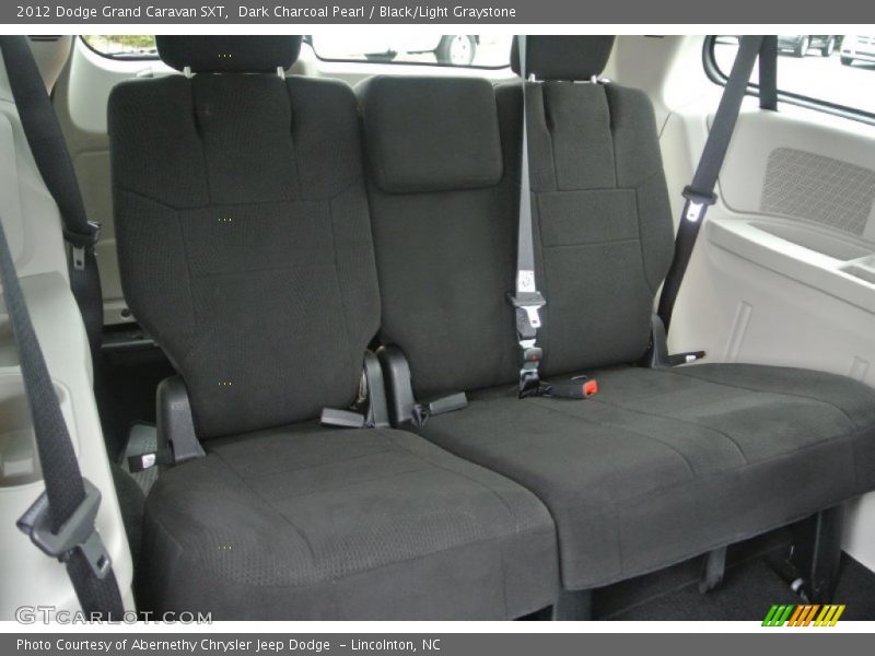 Dark Charcoal Pearl / Black/Light Graystone 2012 Dodge Grand Caravan SXT