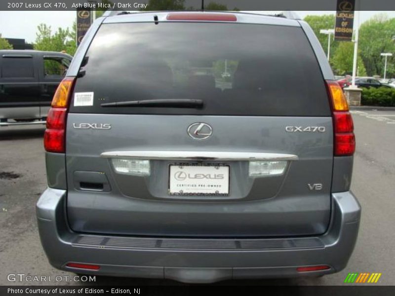 Ash Blue Mica / Dark Gray 2007 Lexus GX 470