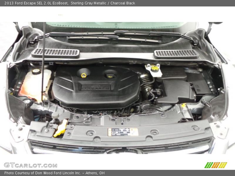 Sterling Gray Metallic / Charcoal Black 2013 Ford Escape SEL 2.0L EcoBoost