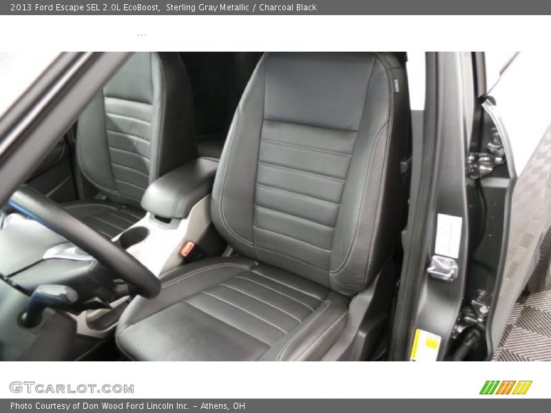 Sterling Gray Metallic / Charcoal Black 2013 Ford Escape SEL 2.0L EcoBoost