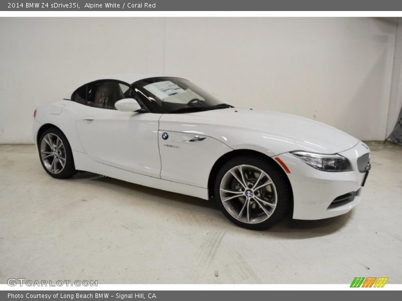  2014 Z4 sDrive35i Alpine White
