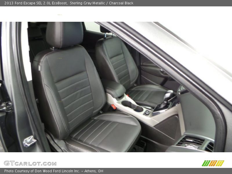Sterling Gray Metallic / Charcoal Black 2013 Ford Escape SEL 2.0L EcoBoost