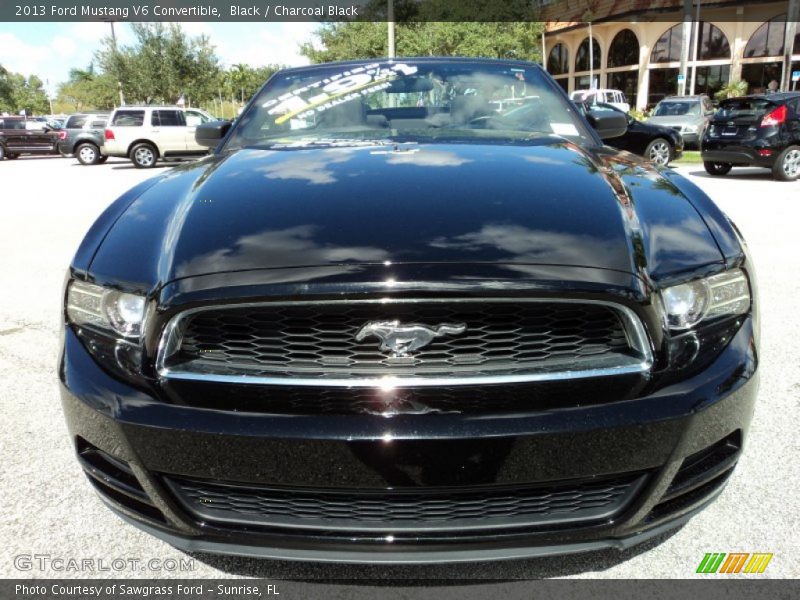 Black / Charcoal Black 2013 Ford Mustang V6 Convertible