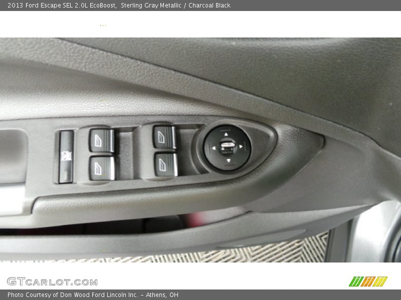 Sterling Gray Metallic / Charcoal Black 2013 Ford Escape SEL 2.0L EcoBoost