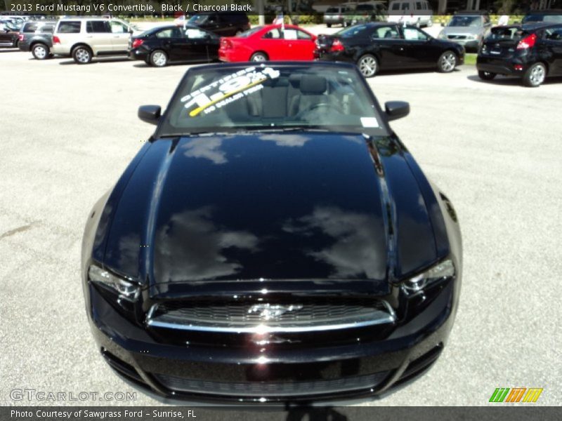 Black / Charcoal Black 2013 Ford Mustang V6 Convertible