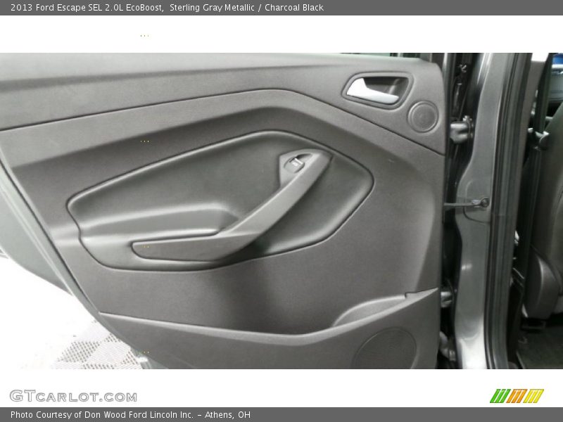 Sterling Gray Metallic / Charcoal Black 2013 Ford Escape SEL 2.0L EcoBoost