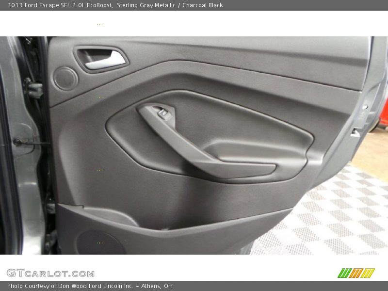Sterling Gray Metallic / Charcoal Black 2013 Ford Escape SEL 2.0L EcoBoost
