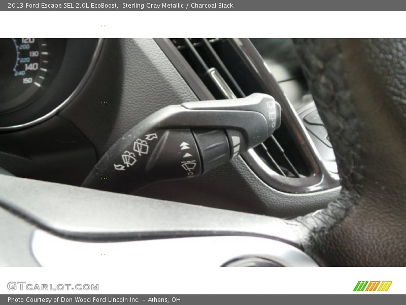 Sterling Gray Metallic / Charcoal Black 2013 Ford Escape SEL 2.0L EcoBoost