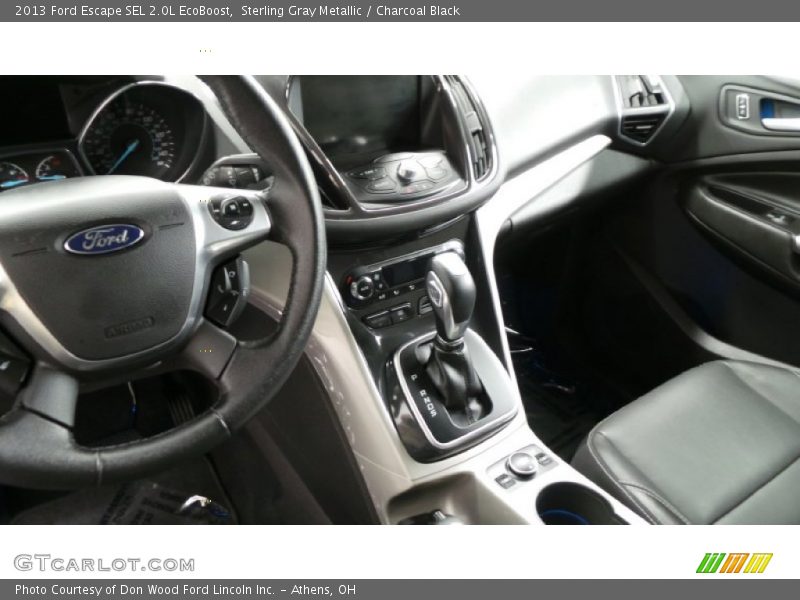 Sterling Gray Metallic / Charcoal Black 2013 Ford Escape SEL 2.0L EcoBoost
