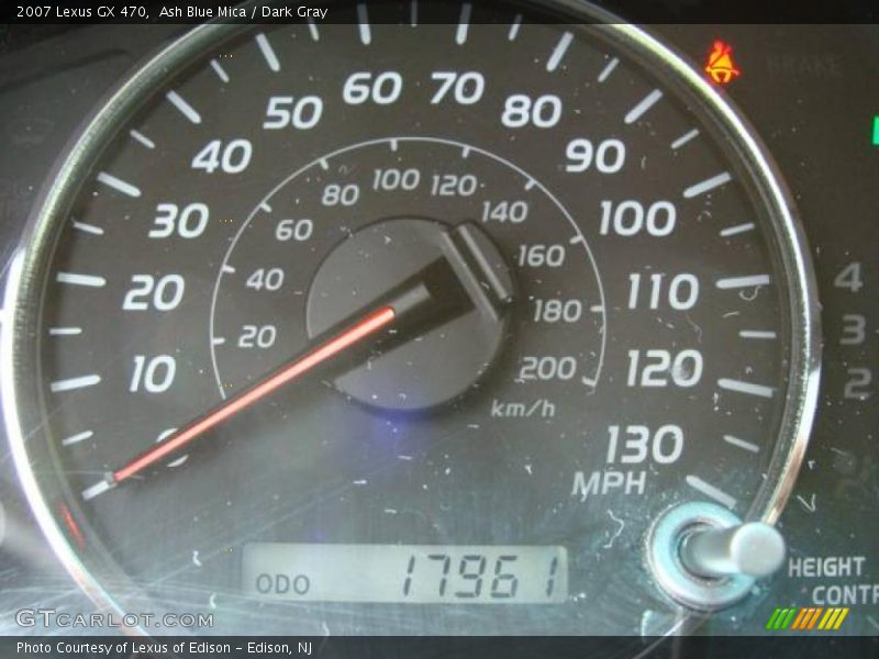 Ash Blue Mica / Dark Gray 2007 Lexus GX 470