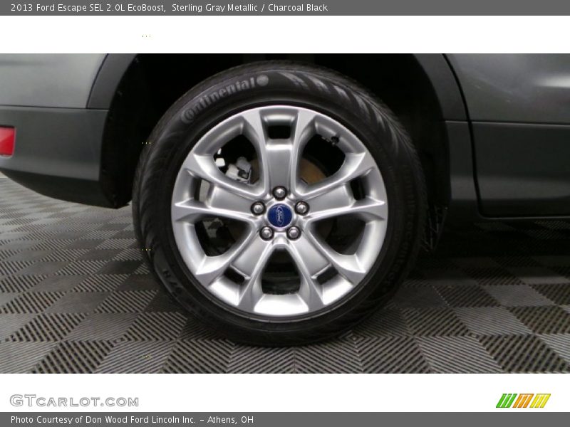 Sterling Gray Metallic / Charcoal Black 2013 Ford Escape SEL 2.0L EcoBoost