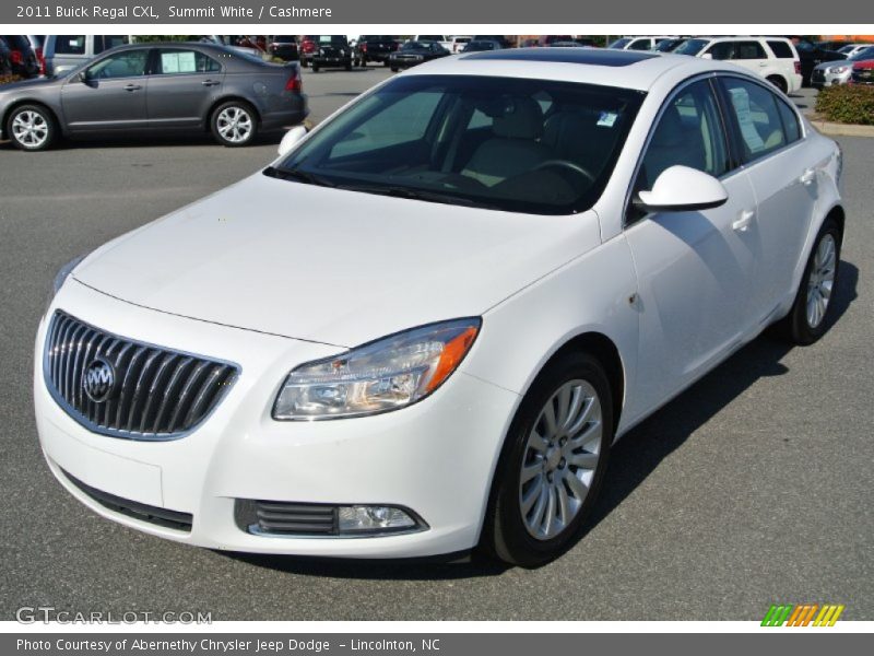 Summit White / Cashmere 2011 Buick Regal CXL