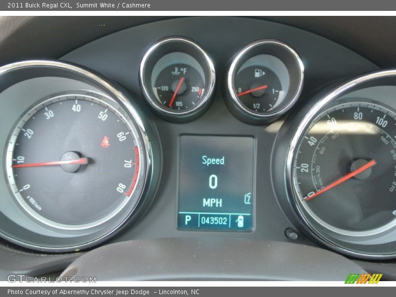 Summit White / Cashmere 2011 Buick Regal CXL