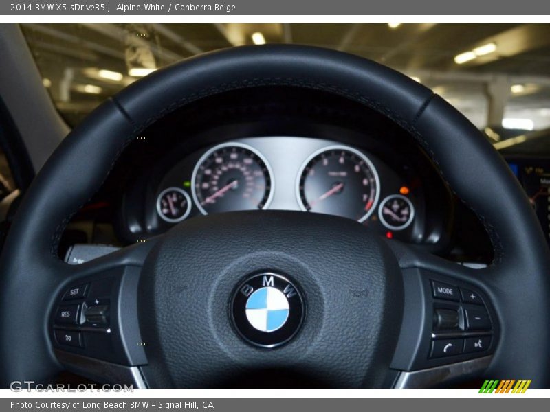 Alpine White / Canberra Beige 2014 BMW X5 sDrive35i