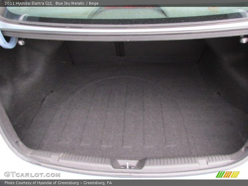 Blue Sky Metallic / Beige 2011 Hyundai Elantra GLS