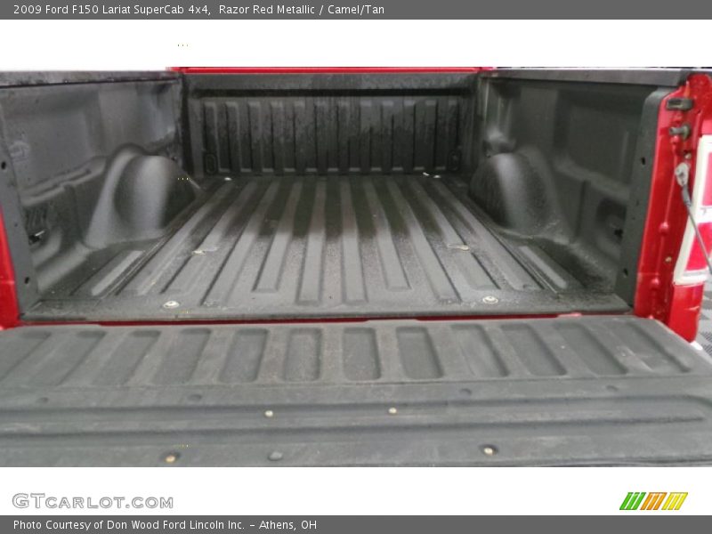 Razor Red Metallic / Camel/Tan 2009 Ford F150 Lariat SuperCab 4x4