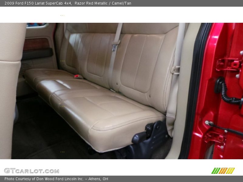 Razor Red Metallic / Camel/Tan 2009 Ford F150 Lariat SuperCab 4x4