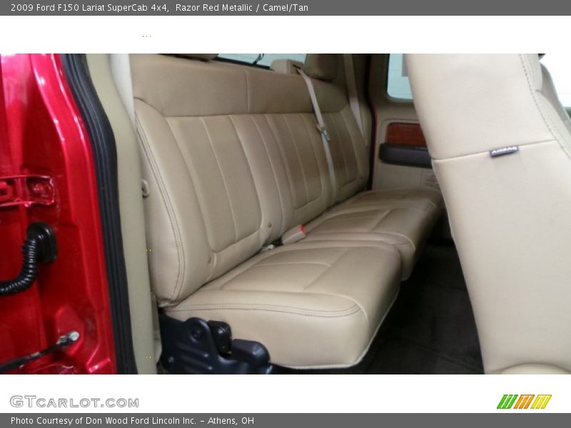 Razor Red Metallic / Camel/Tan 2009 Ford F150 Lariat SuperCab 4x4