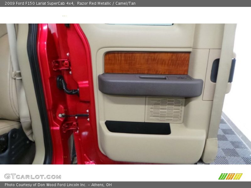 Razor Red Metallic / Camel/Tan 2009 Ford F150 Lariat SuperCab 4x4