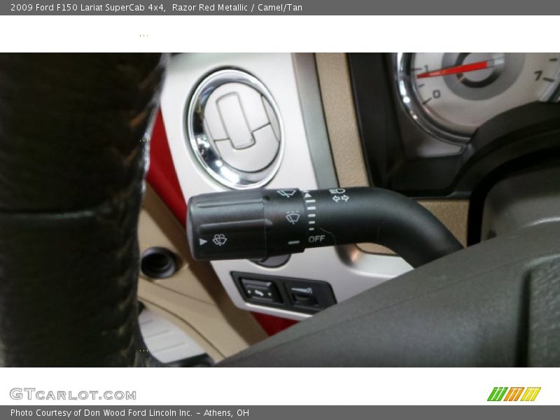 Razor Red Metallic / Camel/Tan 2009 Ford F150 Lariat SuperCab 4x4