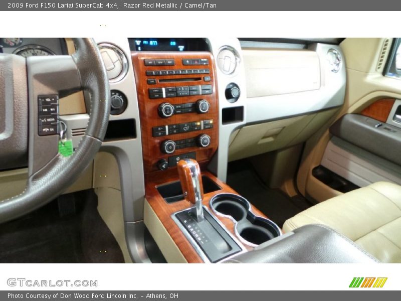 Razor Red Metallic / Camel/Tan 2009 Ford F150 Lariat SuperCab 4x4