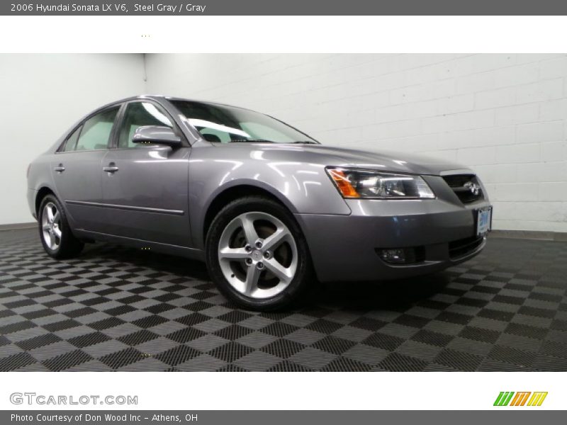 Steel Gray / Gray 2006 Hyundai Sonata LX V6