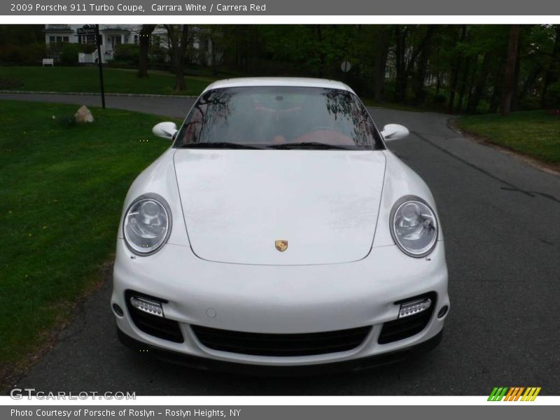 Carrara White / Carrera Red 2009 Porsche 911 Turbo Coupe