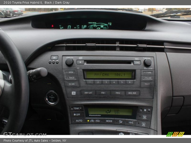 Black / Dark Gray 2010 Toyota Prius Hybrid II