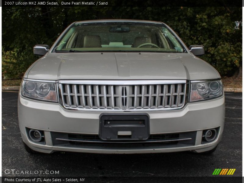 Dune Pearl Metallic / Sand 2007 Lincoln MKZ AWD Sedan